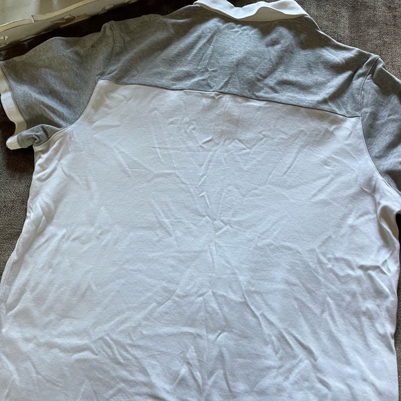 Michael Kors Men’s Gray & White Polo Shirt - Medium - Picture 7 of 7